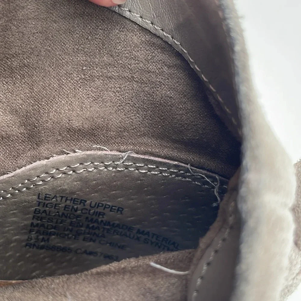 Susina Taupe Suede Lace Up Ankle Boots